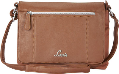 

Lavie Women Casual Tan Polyester Messenger Bag