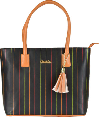 

Vestta Women Casual Black PU Tote
