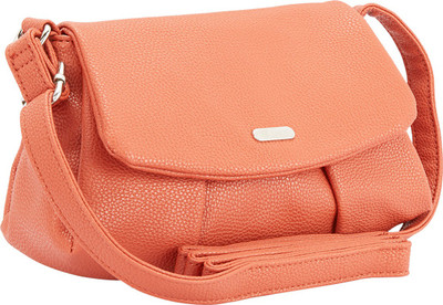 

Lavie Girls Casual Orange PU Sling Bag