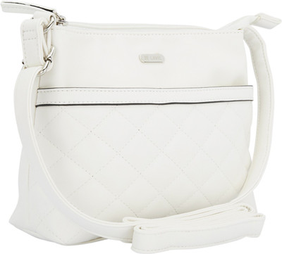 

Lavie Girls Casual White PU Sling Bag