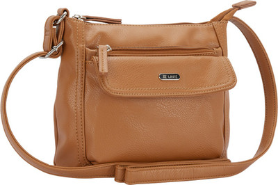 Lavie Girls Casual Brown PU Sling Bag