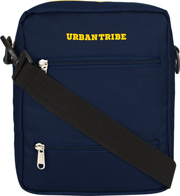 

Urban Tribe Men & Women Casual Yellow, Blue Polyester Sling Bag, Blue;yellow