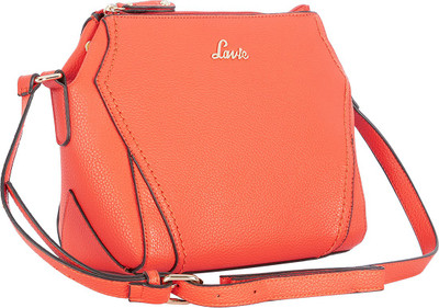 

Lavie Girls Casual Orange PU Sling Bag