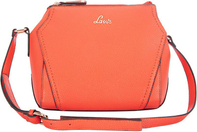 

Lavie Women Casual Orange Polyester Shoulder Bag