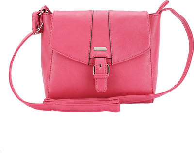 

Lavie Girls Casual Pink PU Sling Bag