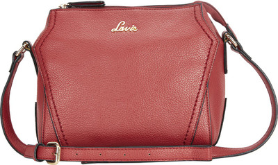 

Lavie Women Casual Red Polyester Shoulder Bag