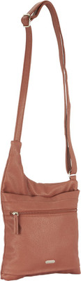 

Lavie Girls Casual Brown PU Sling Bag