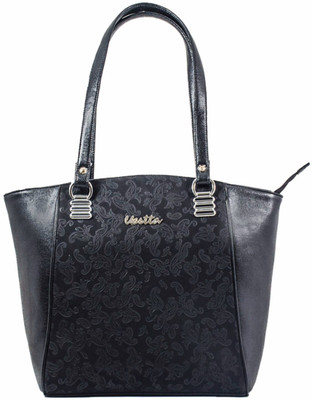 

Vestta Women Casual Black PU Tote