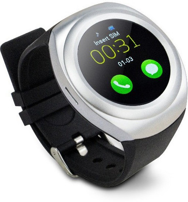

ESTAR Presenting Bluetooth Smartwatch Silver Smartwatch(Black Strap Free Size)