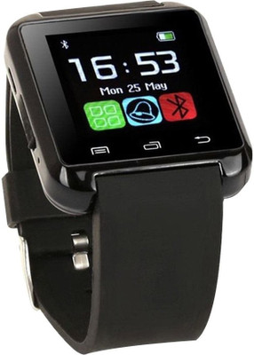 

MOBILE LINK compatible bluetooth smartwatch with camera,sim-card slot and memory card slot Black Smartwatch(Black Strap Free Size)