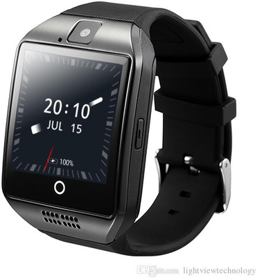 

MOBILE LINK compatible bluetooth smartwatch with camera,sim-card slot and memory card slot Black Smartwatch(Black Strap Free Size)