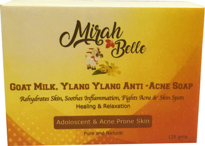 

Mirah Belle Naturals Goat Milk, Ylang Ylang Anti-Acne Soap(125 g)
