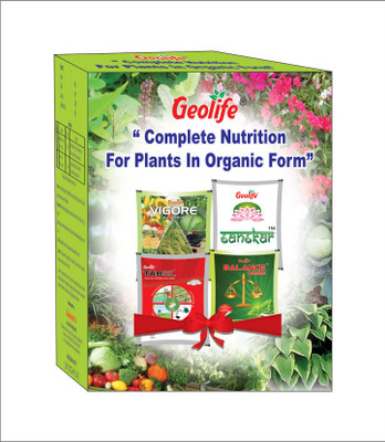 

Geolife Complete Nutrition for Plants in Organic Form Geolife Urban Kit Soil Manure(30 g Powder)