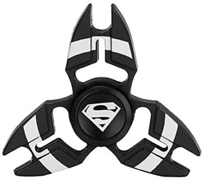 

S.Blaze Amazing Avenger Style Design Metal 3 Arm Black Superman Fidget Spinner Toy for Kids & Adults for Stress Release(Black)