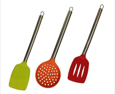 

dld Steel Cooking Spoon Set(Pack of 3)
