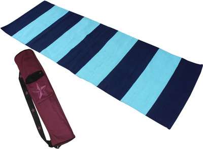 

Ryan Combo Yoga Mat & Mat Bag Maroon, Blue 5 mm Yoga Mat