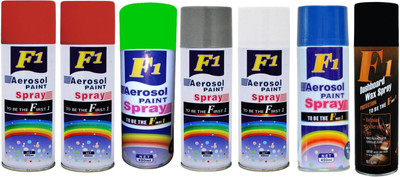 

F1 MULTICOLOR Spray Paint 450 ml(Pack of 5)