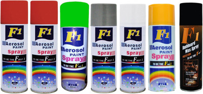 

F1 MULTICOLOR Spray Paint 450 ml(Pack of 7)