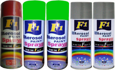 

F1 MULTICOLOR Spray Paint 450 ml(Pack of 5)