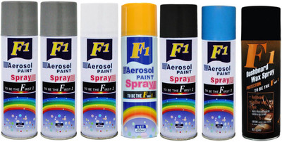 

F1 MULTICOLOR Spray Paint 450 ml(Pack of 7)