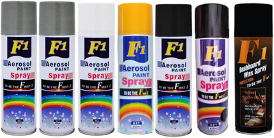 

F1 MULTICOLOR Spray Paint 450 ml(Pack of 7)