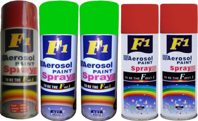

F1 MULTICOLOR Spray Paint 450 ml(Pack of 5)