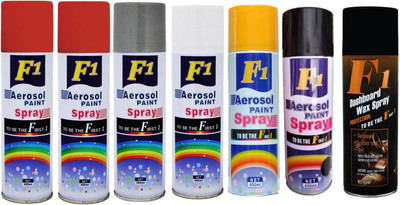 

F1 MULTICOLOR Spray Paint 450 ml(Pack of 7)