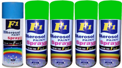 

F1 MULTICOLOR Spray Paint 450 ml(Pack of 5)
