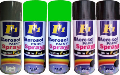 

F1 MULTICOLOR Spray Paint 450 ml(Pack of 5)