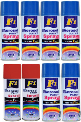 

F1 MULTICOLOR Spray Paint 450 ml(Pack of 8)