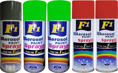 

F1 MULTICOLOR Spray Paint 450 ml(Pack of 5)