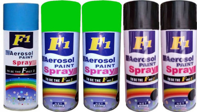 

F1 MULTICOLOR Spray Paint 450 ml(Pack of 5)