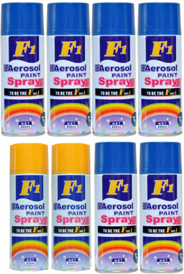 

F1 MULTICOLOR Spray Paint 450 ml(Pack of 8)