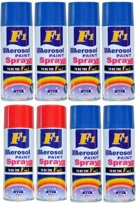

F1 MULTICOLOR Spray Paint 450 ml(Pack of 8)