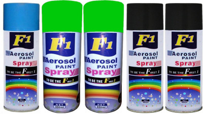 

F1 MULTICOLOR Spray Paint 450 ml(Pack of 5)