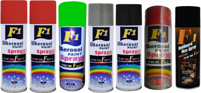 

F1 MULTICOLOR Spray Paint 450 ml(Pack of 7)