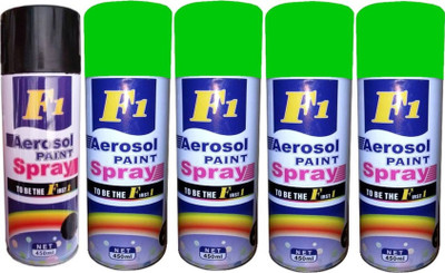 

F1 MULTICOLOR Spray Paint 450 ml(Pack of 5)