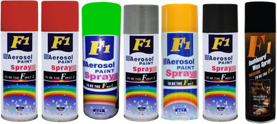

F1 MULTICOLOR Spray Paint 450 ml(Pack of 7)