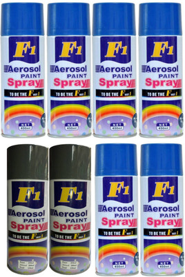 

F1 MULTICOLOR Spray Paint 450 ml(Pack of 8)