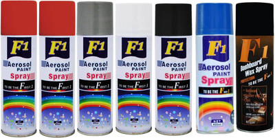 

F1 MULTICOLOR Spray Paint 450 ml(Pack of 7)