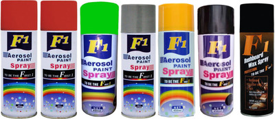 

F1 MULTICOLOR Spray Paint 450 ml(Pack of 7)