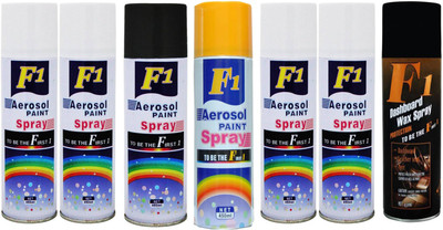 

F1 Spray Paint Multicolor Spray Paint 450 ml(Pack of 7)