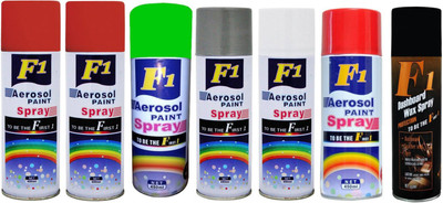 

F1 MULTICOLOR Spray Paint 450 ml(Pack of 7)