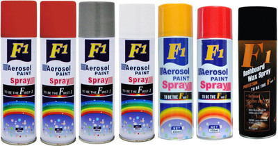 

F1 MULTICOLOR Spray Paint 450 ml(Pack of 7)