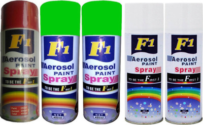 

F1 MULTICOLOR Spray Paint 450 ml(Pack of 5)