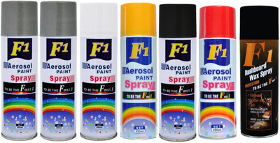 

F1 MULTICOLOR Spray Paint 450 ml(Pack of 7)