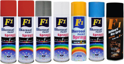 

F1 MULTICOLOR Spray Paint 450 ml(Pack of 7)