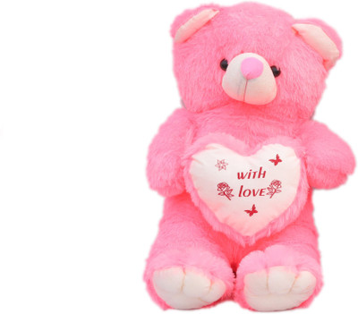 

mega star Teddy Bear with love Hugable Cute Teddy Bear Cuddles Soft Toy For Kids Birthday / Return Gifts Girls Lovable Special Gift High Quality - 75 cm(Pink)