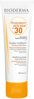 

Bioderma Photoderm Akn Mat Fluide Spf 30 - Sunscreen - SPF 30 PA+(30 ml)