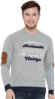 Roadster Full Sleeve Printed Men Sweatshirt